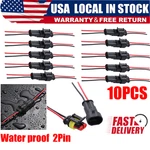 Brand New 20X Car Waterproof Electrical Wire Connector 2PIN Female Plug Kit. Fixed Price $11.99.