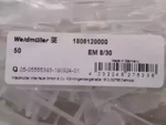 50PCS/NEW Weidmuller Em 8/30 Terminal Block Marker 1806120000. Fixed Price $177.00.
