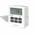 Fospower 7 Day Digital Timers For Electrical Outlets Indoor, Heavy Duty Dual .... Fixed Price $16.23.