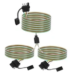 4-WAY Flat Trailer Plug Y-splitter, Upto Extension Harness. Fixed Price $33.53.