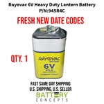 Rayovac 6V Heavy Duty Lantern Battery - Yellow (945R4C) Screw Terminals. Fixed Price $16.99.
