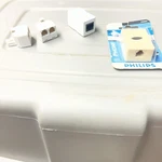 Philips Modular Outlet For Phone Modem PH60603 And 2 Splitters Plus. Fixed Price $10.00.