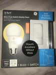 Wire Free Starter Pack, Ge SWITCH/A19 Bulb. Fixed Price $29.99.