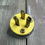 Cooper Wiring 2867 Grounded Armored Plug 3-WIRE 15A 125V Yellow. Fixed Price $10.00.