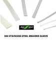 Stainless Steel Flat Braid Sleeving 1/8" - 3/4" Size 304. Fixed Price $12.95.