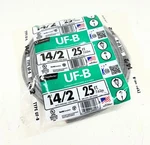 Southwire 25 Ft. 14/2 Gray Solid Cu Uf-b W/g. Fixed Price $26.99.