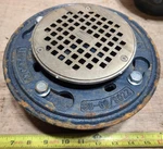 Zurn Floor Drain W/round Grate 55837-048, 052 ZZ06/09-08,47047-001, 3" Base. Fixed Price $115.00.