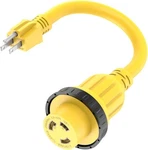 1FT 30-AMP To 15-AMP Marine & Rv-adapter Cord Nema 5-15P Yellow. Fixed Price $37.22.