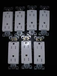 Leviton T5325-SW White Duplex Tamper Resistant Electrical Outlets Lot Of 7. Fixed Price $18.99.