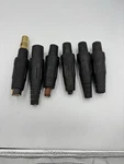 Lot Of 6 Leviton Cam Lock Single Pole Connectors Mixed Sizes/parts. Fixed Price $59.99.