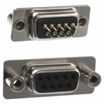 8X 171-009-213R031 Norcomp 9-POS D-sub Receptacle, Female Sockets Connector. Fixed Price $15.00.