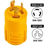 Nema L5-30P 5-15R / 5-20R Rv Generator Plug Household Power Outlet Twist Lock. Fixed Price $15.99.