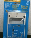 Wiremold NM2 On - Wall Outlet Box, Ivory, Free Shipping. Fixed Price $10.00.