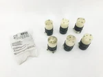 Lot Of Leviton 5669-C Straight Blade Locking Plug & Connectors 15A 250V. Fixed Price $29.95.