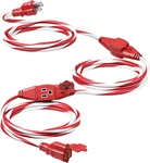 25FT Outdoor Extension Cord With Multiple Spaced Outlets Plugs, 16/3 Sjtw Power. Fixed Price $43.99.