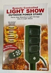 Prime Outdoor Power Stake Light Show Remote Control Yard Nos. Fixed Price $31.95.