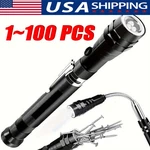3 In 1 Flexible Magnetic Telescopic Flashlight On Both Ends & Led. Fixed Price $65.97.
