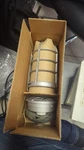 New Stonco 2V804 Pendant Mount Light Fixture 100W. Fixed Price $60.00.