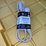 Go Green Power Inc. GG-25603 14/3 3' Spt A/c Extension Cord Beige. Fixed Price $5.00.