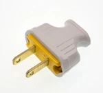 New Lot Of Eaton 1912W-BOX White Flat Handle 2-WIRE Plug, 15 Amp, 125 Volt. Fixed Price $14.95.