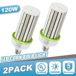 2PACK Led Corn Bulb 120W 100-277V 5000K E39 Base Warehouse Garage Lighting. Fixed Price $112.45.