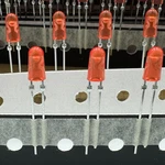 3MM Red Led Through Hole Tht Nichia Ammo Pack 25 50 100. Fixed Price $12.36.