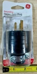 New Ge Grounding Heavy Duty Plug 15A / 125VAC With Metal Cord Clamp 52146 (g). Fixed Price $11.20.