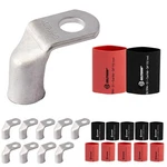 Selterm 10PCS - 2/0 Awg 3/8 Stud 90 Bent Battery Lugs Ring Terminal Connec.... Fixed Price $48.01.