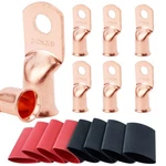 Tkdmr 8PCS 3/0 AWG3/8 Battery Lugs,heavy Duty Wire Lugs,ring Terminals,batter.... Fixed Price $29.02.