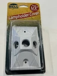 Bell Outdoor 5189-6 White Rectangular Lampholder Cover Three 1/2" Outlets. Fixed Price $9.88.