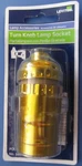 Leviton Turn Knob Lamp Socket #C30-10083-0PG Polished Gilt Medium Base New. Fixed Price $6.99.
