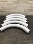 Nos Lot Of 5 Kraloy 2" Schedule 40 Pvc Conduit Elbow 90 Plain End. Fixed Price $26.25.