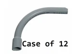 Case 12 Pipe 1/4 In Pvc 90 Deg Sweep Elbow Conduit Gray Thomas Betts UA9AGBL. Fixed Price $60.00.