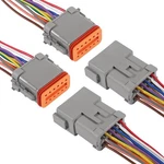 Sets Deutsch Dt 12 Pin Waterproof Connector Way Female Automotive W.... Fixed Price $26.37.