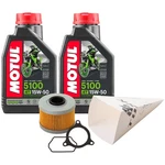 Tusk 4-STROKE Oil Change Kit Motul 5100 Synthetic 15W-50 For Royal Enfield. Fixed Price $47.06.