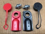 Pair Oem Gm Chevy Side Post Battery Terminal Protectors Covers & Neg W Bolts. Fixed Price $24.99.