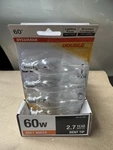 Sylvania 60W Double Life Pack -24BULBS 120VOLT 60B10CDLBL/4 10540 Candelabra. Fixed Price $39.99.