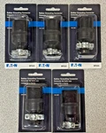 New Lot Of Eaton BP222 Rubber Grounding Plug Connectors 120V 15A 2P3W 5-15R. Fixed Price $24.95.