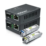 10GTEK Gigabit Optical Media Converter Small Size Pair, Single Mode Core Lc. Fixed Price $102.81.