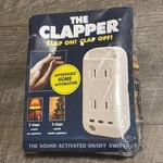 The Clapper Sound Activated Switch CL840-12 021363840003 Cream. Fixed Price $29.95.