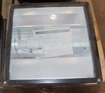 Lithonia Lighting 150 Watt Metal Halide Box W/ Lens, Lamp Type, Reflective. Fixed Price $129.00.