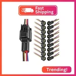 Aitrip 10PCS 4 Pin Electrical Waterproof Connector,male And Female Way. Fixed Price $23.40.