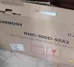 Renogy Solar Panel, Model RNG-100D-SSX2, Mpn. Fixed Price $200.00.
