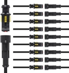 Aitrip 10 Kit Pin Connector,way Car Waterproof Electrical CONNECTOR,1 Plug. Fixed Price $15.49.