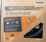 Generac 6389 Black Generator Cord Ft, 125/50A/250V. Fixed Price $269.99.