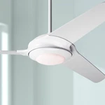 52" Modern Fan Flow Led White Indoor Ceiling With Remote. Fixed Price $695.00.