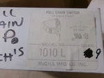 New Box Of 9 Mcgill 1010L Amp Pull Chain Switch Ak. Fixed Price $243.99.