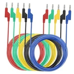 Sumnacon 5PCS Banana To Plug Test Lead, 4MM Stackable 2. Fixed Price $24.29.