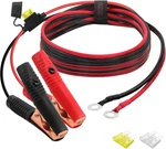 Cuzec 5.3FT/1.6M 14 Awg Extension Cord Eyelet Terminal With Battery Clamp 12V/. Fixed Price $16.34.