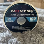 14 Awg Marine Wire Tinned Copper Boat Cable Gauge Red 100 Foot Spool. Fixed Price $39.99.